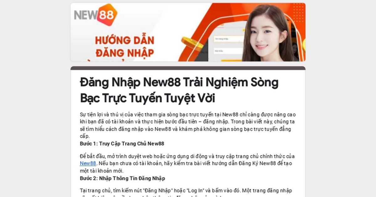 Các chương trình khuyến mãi tại New88